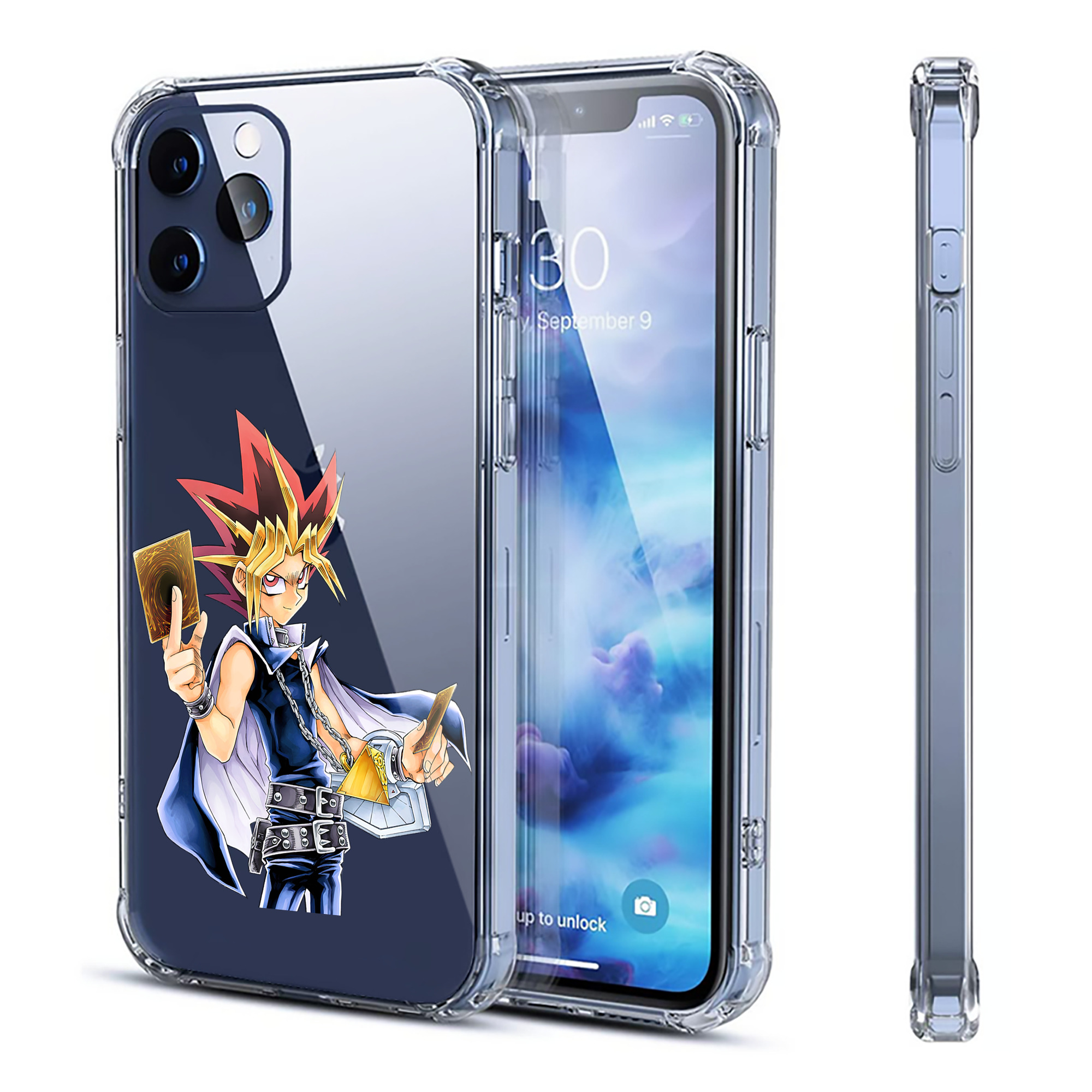 （画像用） 遊☆戯☆王 Yu-Gi-Oh! 【iPhone 12シリーズ対応】透明スマホケース（クリアソフトケース）